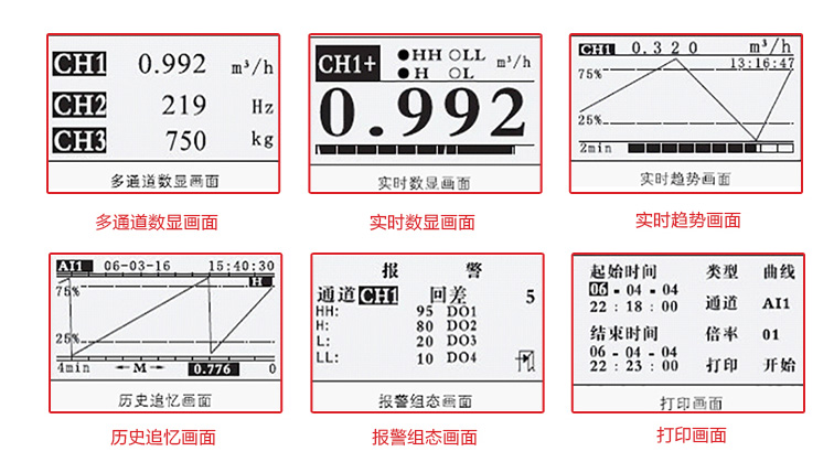 美控無紙記錄儀屏幕圖片